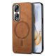 thumbnail image 1 of Magnetic Slim Case for Honor 90 Pro 5G with Camera Guard & Anti-Scratch Back Brown, 1 of 6