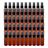 Ioensy - 50Pcs Botella De Spray De Plástico Mini Hogar Botella Cosmética Rellenable Vacío