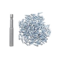 Magideal - 100 Piezas Tornillo En Clavos Para Neumáticos Clavos Para Neumáticos De Nieve Anti Hielo Neumáticos Para Ruedas De Invierno Clavos Para Nieve Para Suv 4X9Mm