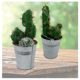 thumbnail image 4 of Cactus Artificial Verde Artesanal Hogar Y Decoración, 4 of 4
