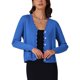 thumbnail image 1 of INSPIRE CHIC Cárdigan de mujer de manga larga con cuello en V, ligero, con botones, casual, tejido de punto, talla XL, azul real, 1 of 6