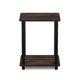 thumbnail image 3 of Mesa auxiliar Furinno Simplistic, juego de 2 unidades, color nogal Columbia y negro, 3 of 6