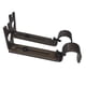 thumbnail image 2 of Soporte de gancho para soporte de pared ajustable para barra de poste de metal de 2 piezas marrón gancho, 2 of 5