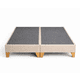 thumbnail image 2 of Base Cama 2 Plazas LINO Beige / Arena - Reforzada con Patas de Madera / Firme Y Elegante, 2 of 3