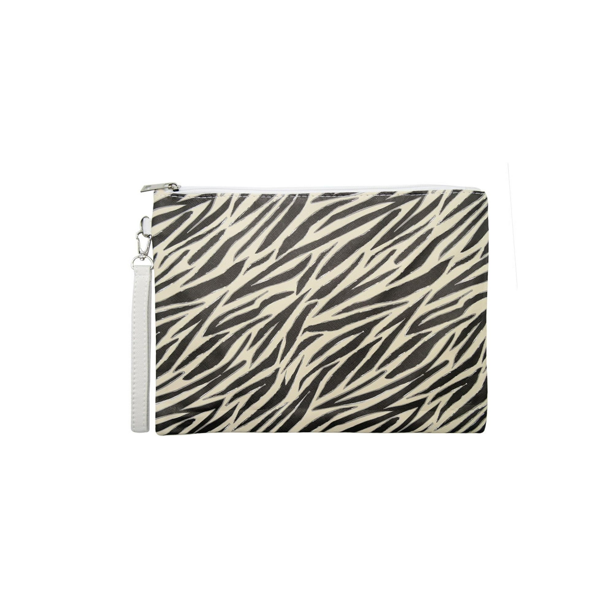 Samia - Cosmetiquero Estampado Zebra Tamaño Único