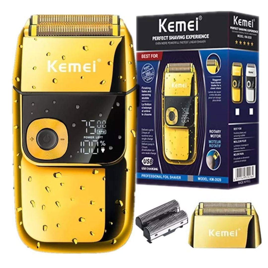 Oem - Máquina De Afeitar Profesional Inalámbrica Usb Dorada