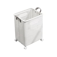 Magideal - Cesto De Ropa Sucia Con Ruedas, Bolsa De Compras Con 4 Ruedas, Cesta De Baño, Organizador Portátil De Artículos Diversos, Bolsas De Supermercado Para Blanco