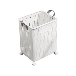 Magideal - Cesto De Ropa Sucia Con Ruedas, Bolsa De Compras Con 4 Ruedas, Cesta De Baño, Organizador Portátil De Artículos Diversos, Bolsas De Supermercado Para Blanco