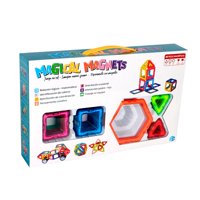Juego Magnético Magical Magnets Con Ruedas 40 Piezas