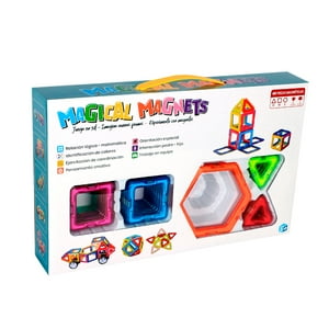 Juego Magnético Magical Magnets Con Ruedas 40 Piezas