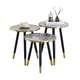 thumbnail image 1 of Set Mesas de Centro Luxury Black & Gold 3 Piezas, 1 of 5