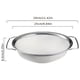 thumbnail image 2 of Stainless Steel Dense Mesh Oil Leakage Mesh Sieve Fried Filter Oil Slag Sieve Soy Milk Filter Mesh Sesame Millet Household Leakage Mesh, 2 of 2