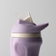 thumbnail image 2 of Vaso Tommee Tippee 9 oz, aislante y a prueba de derrames, con pajita y tapa abatible, boquilla resistente, asa deportiva, para niños 12+ meses. Pack 2, morado y naranja., 2 of 3