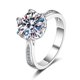 thumbnail image 1 of Anillos de Compromiso de Moissanita de 3 Uds para Mujer Color D Corte Redondo S925 Plata de Ley VVS1 Anillos de Diamante Moissanita Aniversario Promesa Anillos de Boda Regalos para Esposa con, 1 of 8