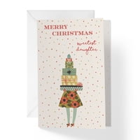 Tarjeta De Navidad Individual 1Up Greetings Para Hija