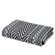 thumbnail image 1 of Alfombra bohemia pequeña de 60 x 90 cm, estilo geométrico, lavable a máquina, antideslizante, marroquí, para entrada, color negro, 1 of 5