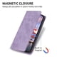 thumbnail image 3 of Funda tipo cartera con bloqueo RFID para Google Pixel 9A Con tapa abatible, portatarjetas, cierre magnético, TPU y soporte Morado, 3 of 6