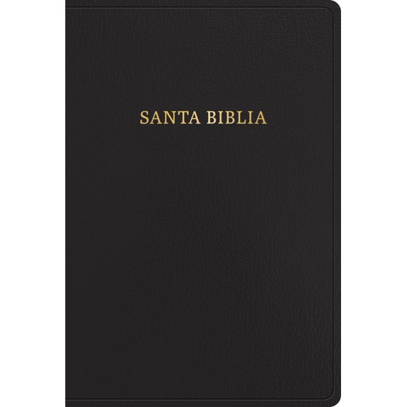 Biblia B&H RVR 1960 Supergigante con cubierta de cuero sintético negro