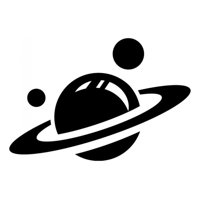 Rienda Libre Graphics - Decomural Saturn Planets Space Ws-15709