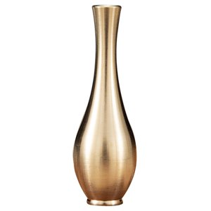 Magideal - Jarrón Único, Minijarrón, Macetas, Arreglo Floral, Dorada Para Jardín, Sala De Estar, Escritorio, Decoración , A A