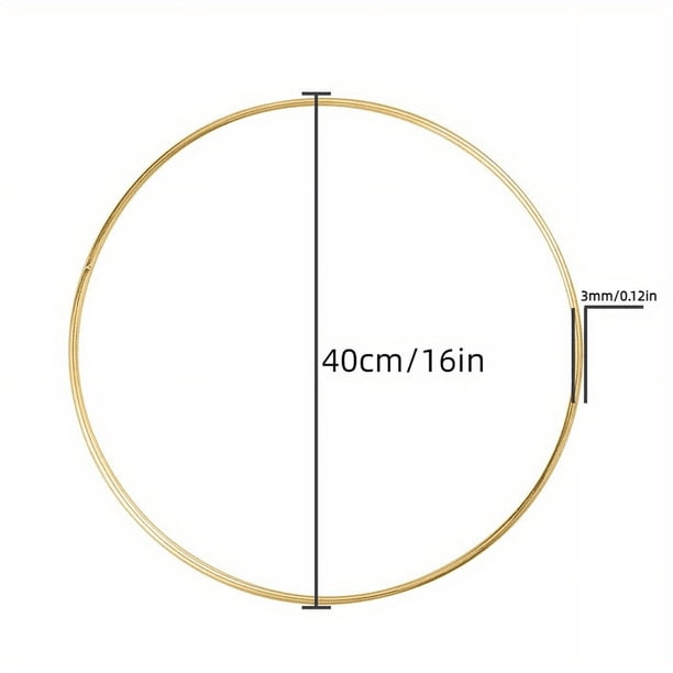 1pc, Metal Rings, For Crafts Dream Catcher Rings Metal Hoops Macrame Ring, Golden Macrame And Dream Catcher Supplies, Centerpiece Table Decorations, Home Decor, Room Decor, Party Decor, Wedding Suppli