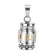 thumbnail image 2 of Acero Titanio Budismo Shurangama Mantra Colgantes Encantos Collar Plata, 2 of 5