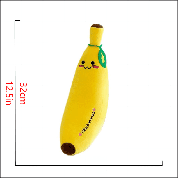 1pc Soft and Cute Banana Throw Pillow for Living Room and Home Decor - Novelty Cushion for a Fun and Comfortable Touch