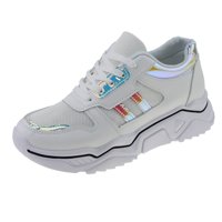 Zapatilla Blanco/Plata Vía Franca