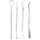 thumbnail image 1 of Juego de palillos de dientes portátiles de acero inoxidable de bolsillo, para picnics al aire libre, camping y viajes., 1 of 5