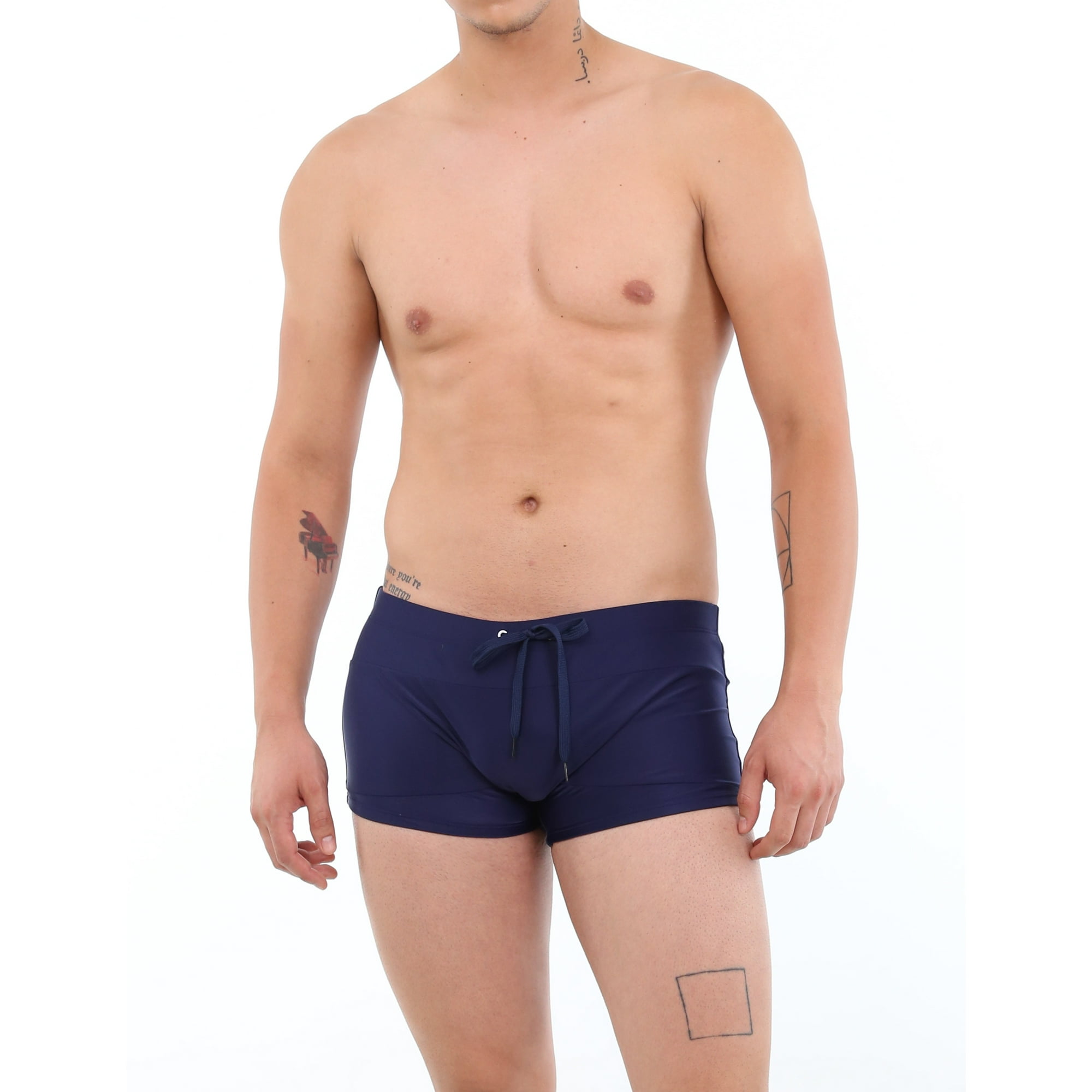 Samia - Short Bóxer Para Hombres Azul Marino M