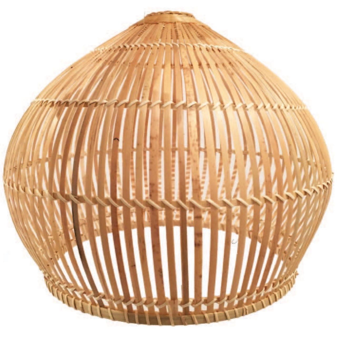 Bric - Pantalla De Bambú Fibras Naturales Iluminación