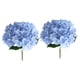 thumbnail image 5 of Ramo De Flores Con Tallos, Flor De Hortensia Para Compromiso, Boda, Fiesta, Azul, 2 Uds., 5 of 5