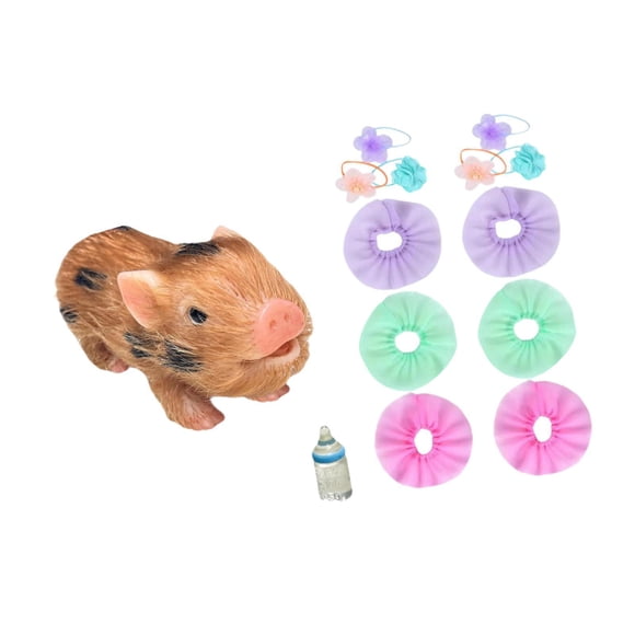 Pequeño Cerdo Renacido De Juguete Realista Suave Para Juegos De Rol, Accesorios De Fotografía Para Fiestas E