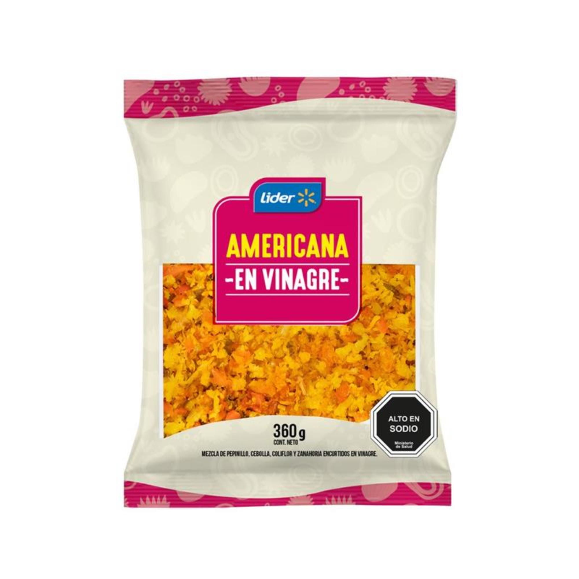 Americana En Vinagre 360 g Lider