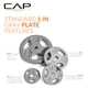 thumbnail image 3 of Discos de peso CAP Barbell estándar de 1 pulgada de agarre, 2.27 kg, gris, 3 of 7