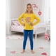 thumbnail image 3 of Pijama Niña Estampado Hey You Amarillo multicolor 6, 3 of 7