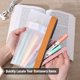 thumbnail image 4 of Estuche transparente Mr. Pen 22 × 11 cm Juego de 3 – Material TPU, 4 of 8