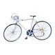 thumbnail image 3 of 1/6 Aleación Fundida A Presión Modelo De Bicicleta 3D Personaje De Bicicleta Decoración De Escritorio Artesanías Plata, 3 of 5