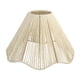 thumbnail image 3 of Cuerda Tocada de lámpara tejida de techo Cubierta de techo Decoración de la decoración de la decoración de la iluminación de la lámpara de sombra de l Beige, 3 of 5