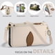thumbnail image 2 of Funda tipo cartera FOXDOCK para Samsung Galaxy S26 Edge con ranuras para tarjetas, soporte y cremallera - Pulsera larga Blanco, 2 of 6