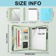 thumbnail image 3 of Organizador de Portafolio Eshow de 3 Anillas en Cuero Vegano Verde Oscuro, 3 of 9