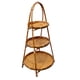 thumbnail image 2 of Cesta Tejida De Bambú Para Frutas, Cesta De Almacenamiento Para Aperitivos, Para Cocina, Restaurante, Picnic, Marrón, 3 Capas, 2 of 5