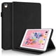 thumbnail image 1 of Funda con relieve del Árbol de la Vida para tablet ipad 5/6/8/9 con soporte, ranuras para tarjetas y soporte para lápiz óptico. Negro, 1 of 6