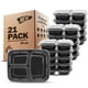 thumbnail image 1 of Juego de 21 contenedores Freshware de 680 ml libres de BPA, 1 of 4