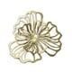thumbnail image 4 of Decoración De Pared De Flores De Metal, Decoración Floral Para Colgar En La Pared, Para Hotel, Baño, Cocina, Dorado, Pequeño, 4 of 5