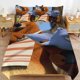 thumbnail image 1 of Grizzy And The Lemmings Comforter Set 3 Pieces Quilt Cover Set Soft Bedding Sets for All Seasons, 1 of 5
