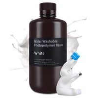 Impresora 3D De Resina Elegoo, Lavable En Agua, Blanca, 1 Kg, 395-405 Nm