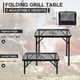 thumbnail image 3 of Mesa de camping Pnbfhn, parrilla plegable portátil con escritorio de malla, 3 of 7