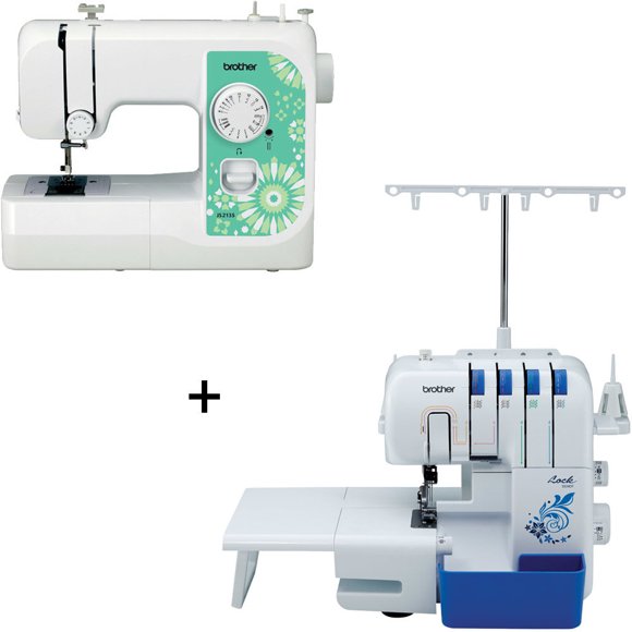 Máquina Overlock y Máquina de Coser 3534T&nbsp;+ JS-2135CL Multicolor