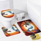 thumbnail image 4 of Wile E. Coyote y Correcaminos-theme 4-Piece Shower Curtain Set with Rugs, Waterproof Bathroom Decor Set Includes Bath Mat, U-Shaped Rug, Toilet Lid Cover and Curtain with Hooks, 4 of 6
